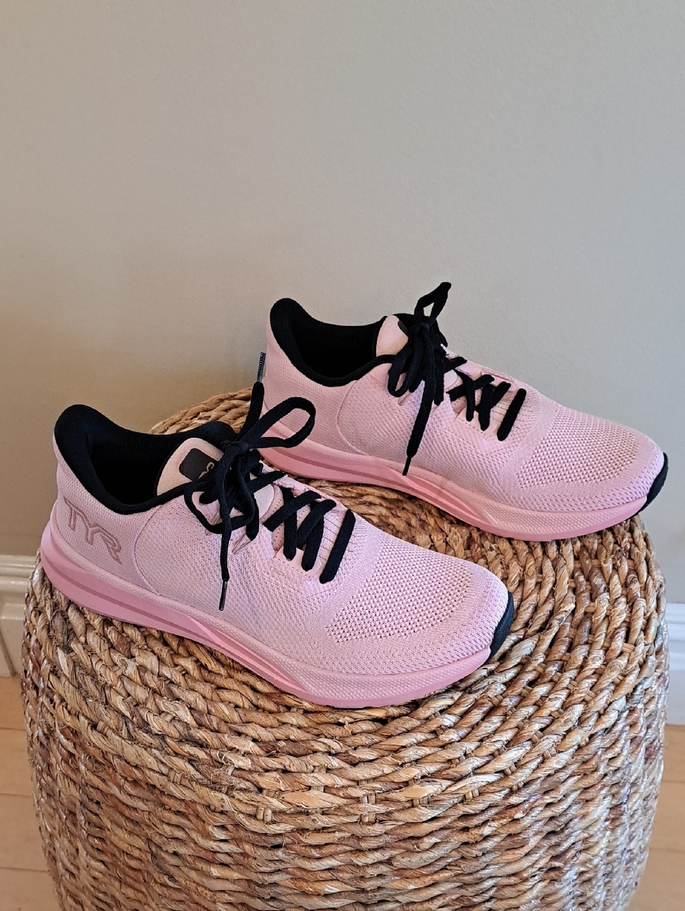 TYR Unisex TechKnit‎ RNR-1 Performance Training/Gym Pink Knit Sneakers W9.5/M8